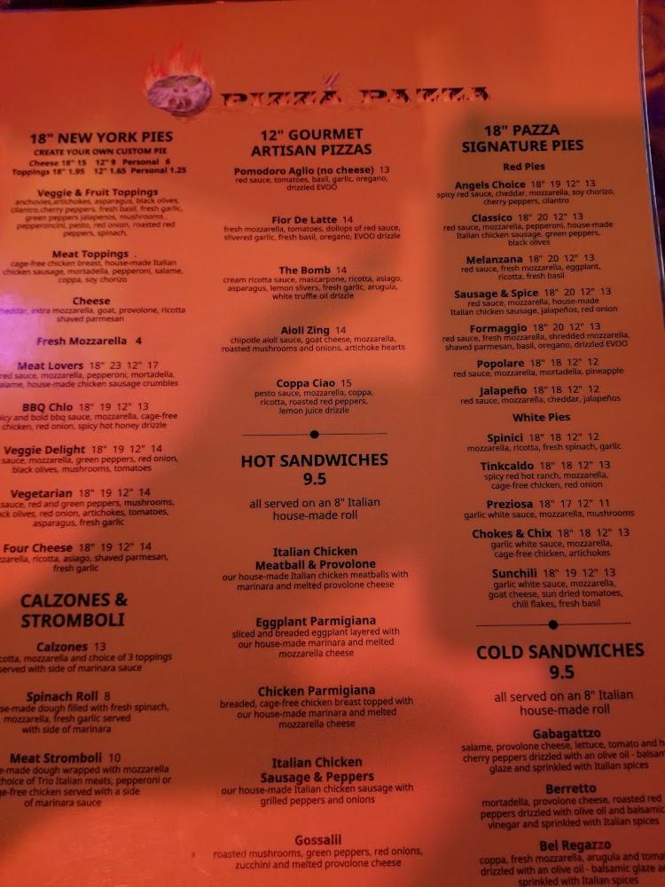 Pizza Pazza Menu image 3